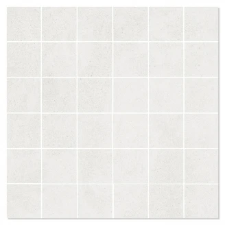 Mosaik Klinker Integra Hvid Mat 30x30 (5x5) cm-2